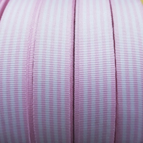 스트라이프 핑크 리본 (15mm) [ 용량 선택 ]
