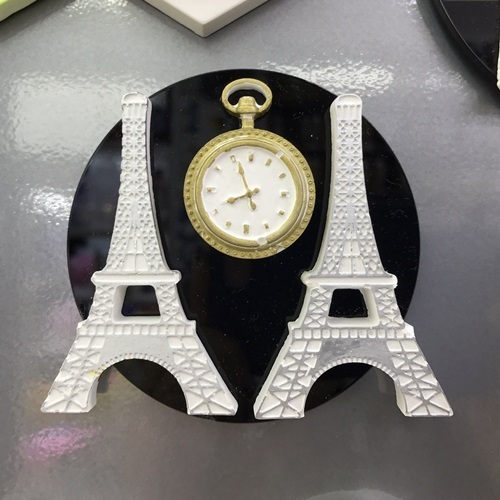 수제몰드 - 에펠탑과시계 (5구)